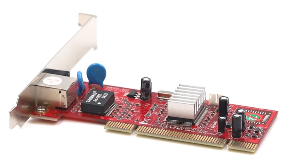 Сетевая карта Rosewill Single-Port Gigabit PCIe Ethernet Network Card P/N: NW100-00C Tested — фото 1