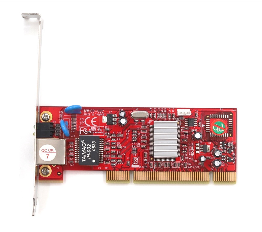 Сетевая карта Rosewill Single-Port Gigabit PCIe Ethernet Network Card P/N: NW100-00C Tested — фото 2
