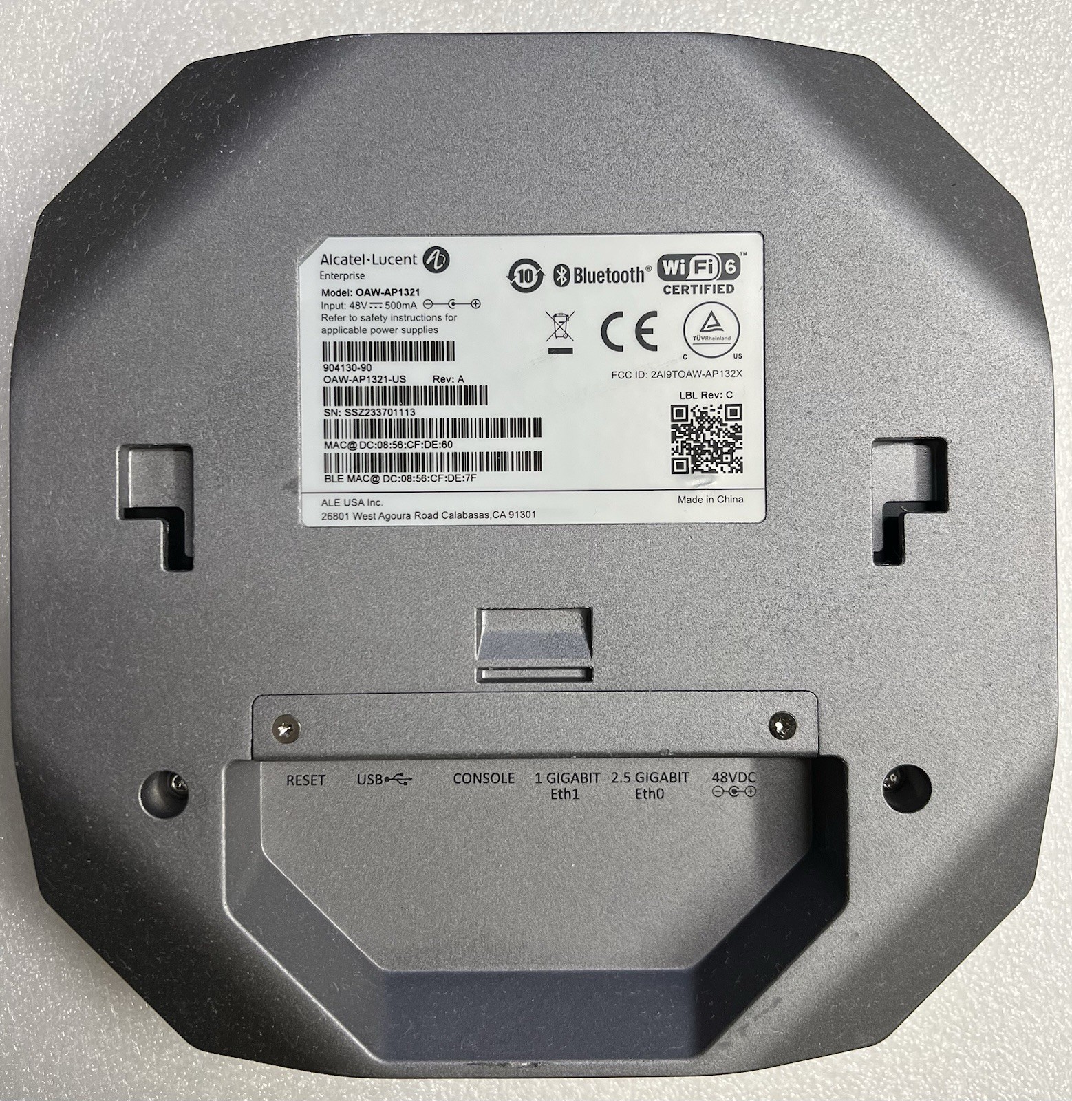 Точка доступа Wi-Fi OAW-AP1321 (Alcatel-Lucent Enterprise Stellar/OmniAccess) — фото 2