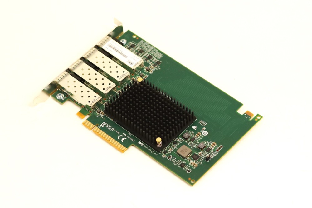 Трансивер Lenovo OCe14104B-NX Quad-Port 10GB SFP+ PCIe Network Card P/N: 00YK540 Tested — фото 1