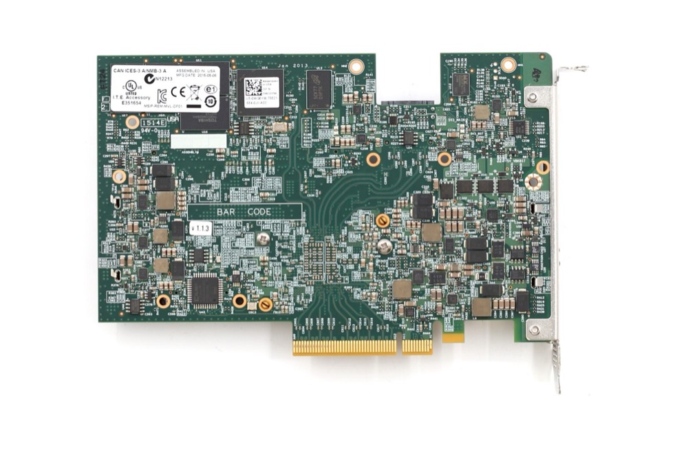 Плата Dell Marvell Single-Port 8GB Cache PCIe x8 SAS Acceleration Card Dell P/N:0WG0YW — фото 3