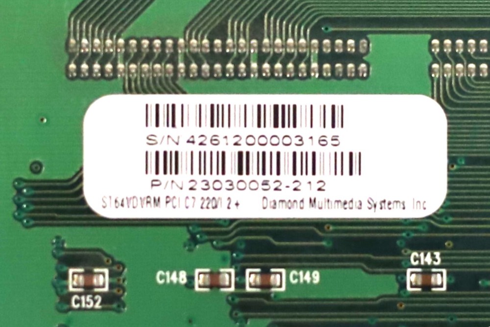 Графический ускоритель Diamond Multimedia Systems Stealth 64 VRAM Graphics Card P/N:23030052-212 Tested — фото 2