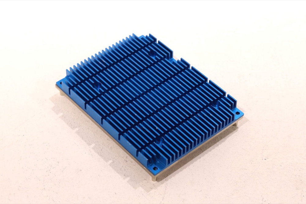 Радиатор Kontron Blue Copper Base CPU Cooling Heatsink P/N:38013-0000-99-3 Tested Working — фото 1
