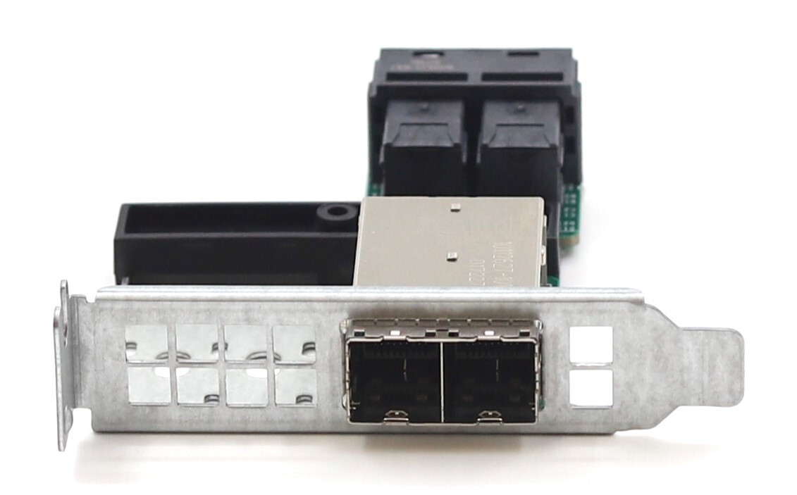 Адаптер SuperMicro Dual-Port SAS External To Internal Cable Adapter P/N:A0M-SAS3-8I8E-LP — фото 2