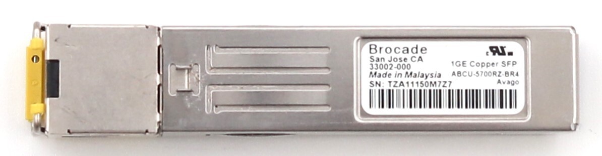 Трансивер Avago Gigabit BASE-T Optical SFP+ Transceiver P/N:ABCU-5700RZ-BR4 Tested Working — фото 2