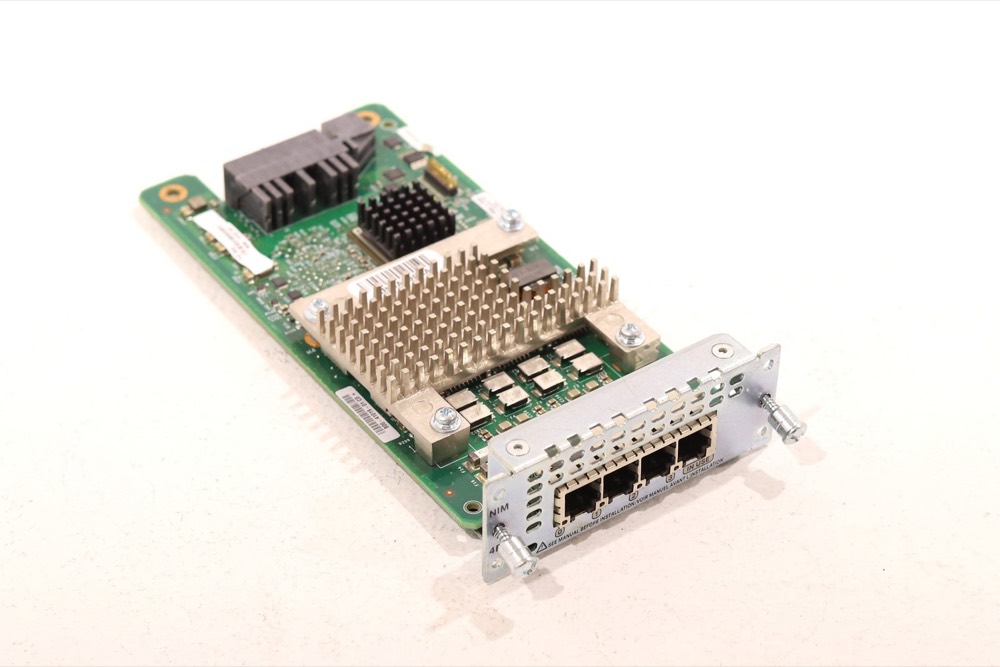 Маршрутизатор Cisco Quad-Port Network Interface Module For FXS/ISR 400 Series P/N:NIM-4FXS V01 — фото 1