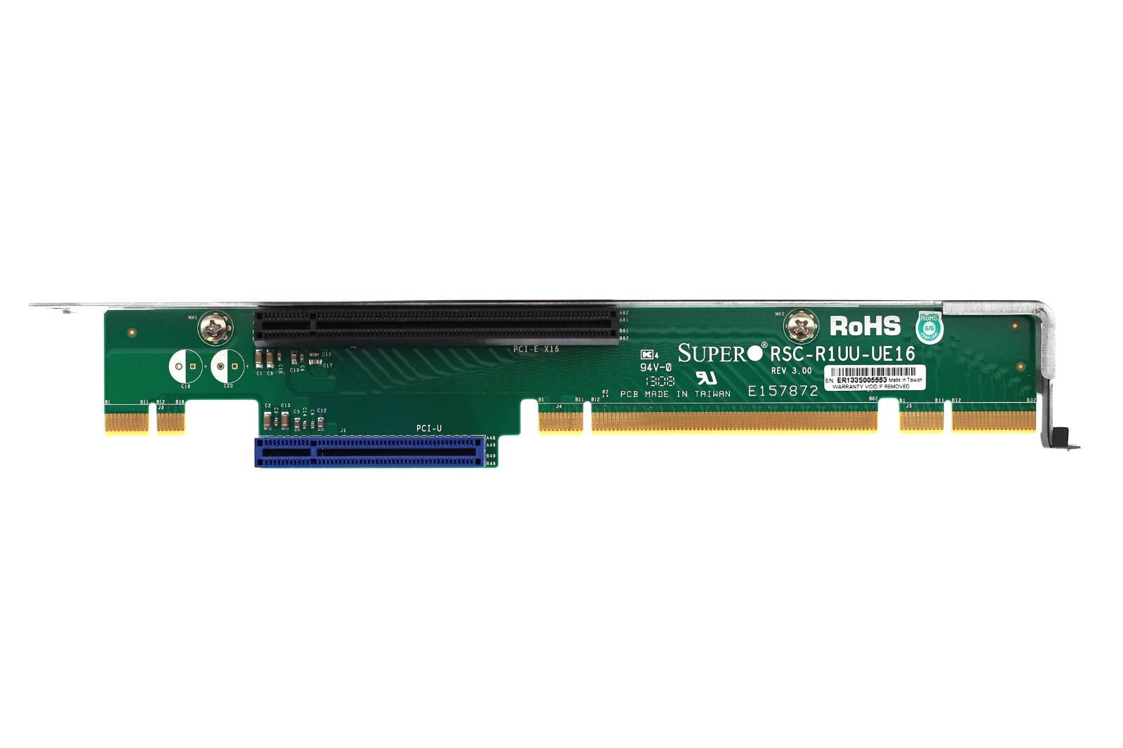 Райзер SuperMicro 1U Left-Slot PCIe x16 UIO Riser Card P/N:RSC-R1UU-UE16 Tested Working — фото 2