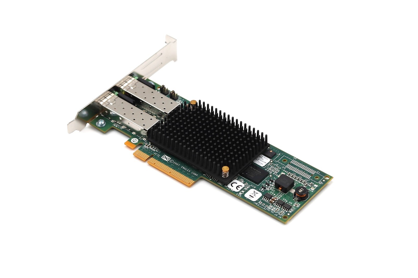 Адаптер HP Emulex 82E 8GB Dual-Port FC PCIe X8 FC Host Bus Adapter HP P/N: P002181-05A — фото 1