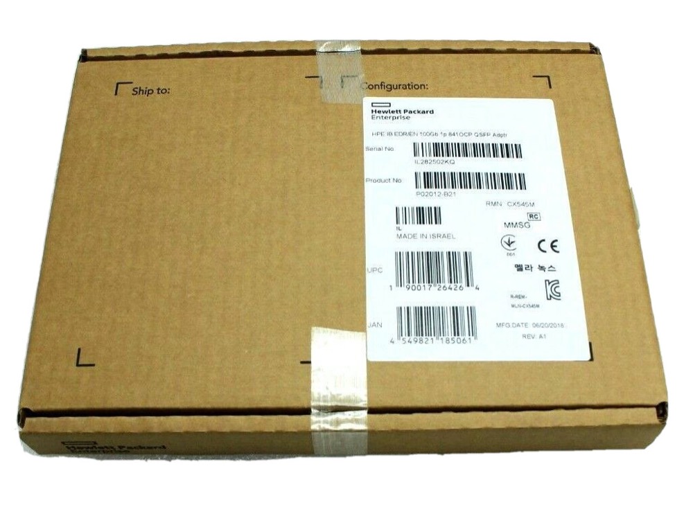 Адаптер HPE InfiniBand EDR/Ethernet 100 Гбит/с 1 порт QSFP OCP (P02012-B21) — фото 1