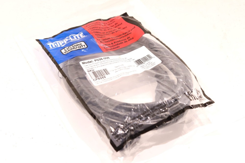 Кабель Tripp Lite P036-006 6-feet 12 AWBG C20 To C19 Power Cord P/N: CP8959 — фото 1