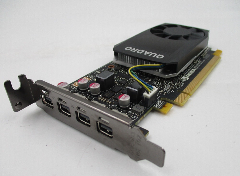 Графический ускоритель Dell NVIDIA Quadro P1000 4GB GDDR5 PCIe Graphics Card Dell P/N: 01DX71 Tested — фото 1