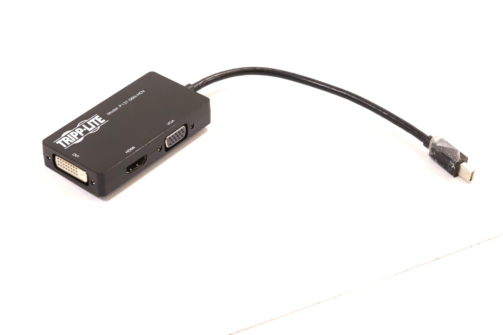 Адаптер Tripp Lite Mini Display Port to HDMI/DVI/VGA Adapter P/N: P137-06N-HDV Tested — фото 1