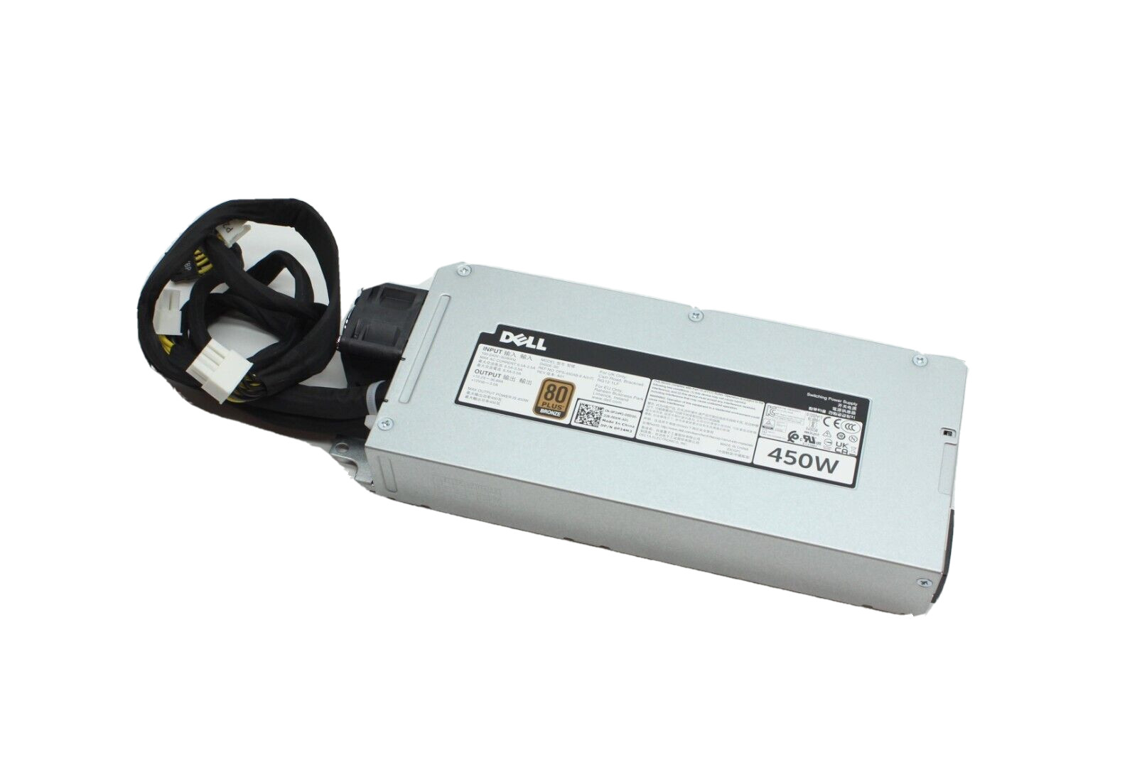 Блок питания P34M3 DELL POWER SUPPLY 450W 100-240V 50-60HZ 80 PLUS BRONZE NON HOT PLUG — фото 1