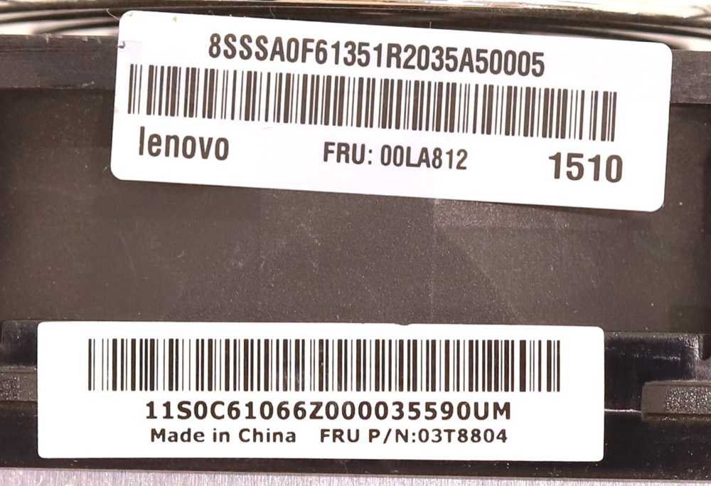 Радиатор Lenovo ThinkStation P500/P510/700/710 LGA 2011 CPU Cooling Heatsink P/N: 03T8804 — фото 2