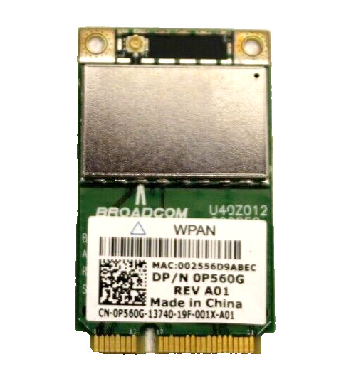 Плата P560G 0P560G Dell Wireless 370 Bluetooth W-PAN PCI-Express Mini-Card — фото 1