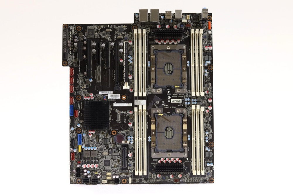 Материнская плата Lenovo ThinkStation P720 Dual LGA 3647 DDR4 Motherboard FRU P/N: 01LM602 Tested — фото 3