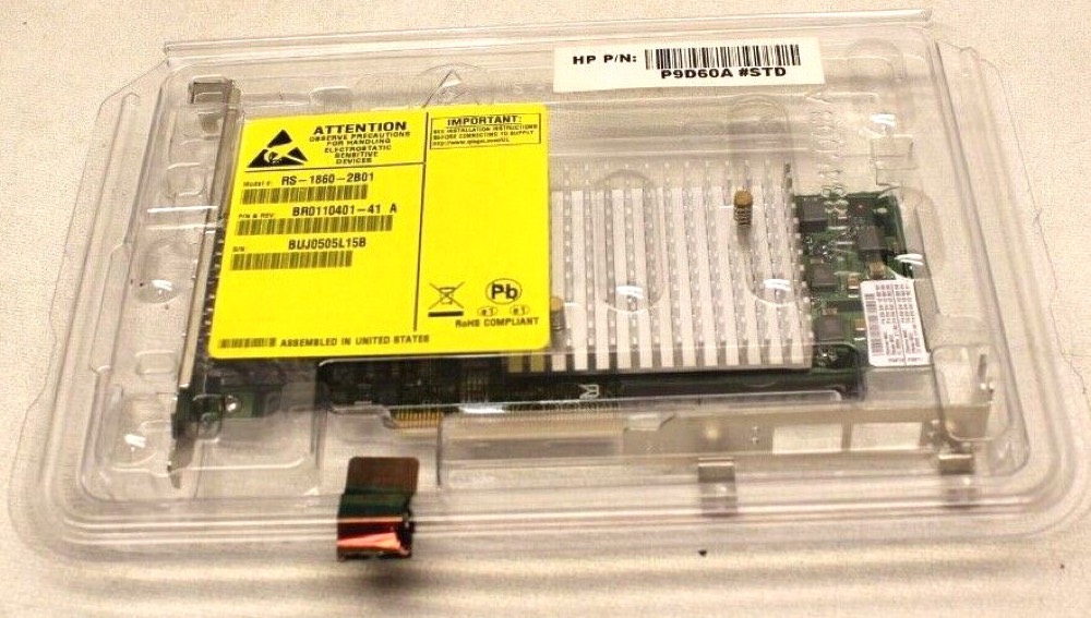 RAID/HBA-контроллер P9D60A New Brocade/Qlogic 1860 Dual Port 16Gb RS-1860-2B01 HBA Host Bus Adapter — фото 1