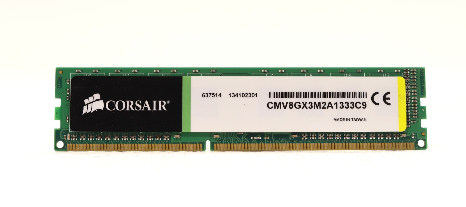 Компонент Corsair 4GB PC3-10600 DDR3-1333MHz Non-ECC Unbuffered RAM P/N: CMV8GX3M2A1333C9 — фото 1