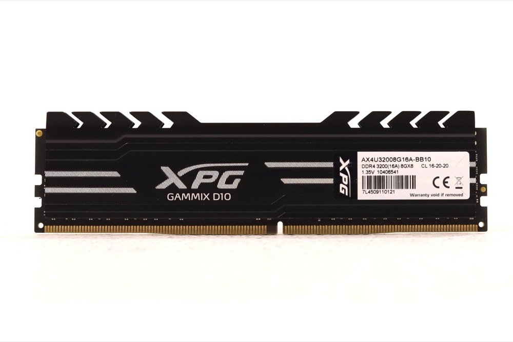 Модуль памяти XPG GAMMIX D10 8GB PC4-25600 DDR4-3200MHz Memory P/N: AX4U32008G16A-BB10 Tested — фото 1