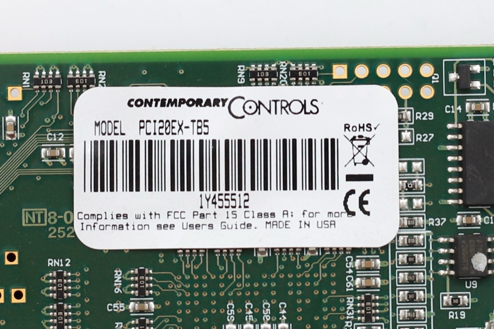 Плата Contemporary Controls Arcnet PCI20EX-TB5 PCIe Arcnet Card Tested Working — фото 3