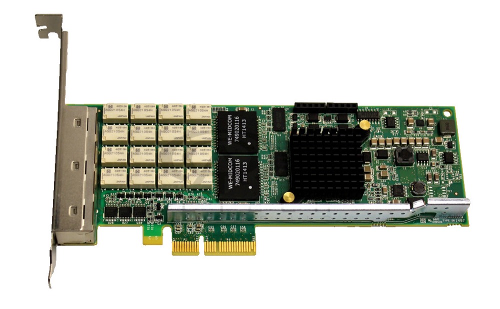 Сетевая карта PE2G4BPI35L-SD Dell Quad-Port Silicom Ethernet Card Full Height Bracket — фото 1