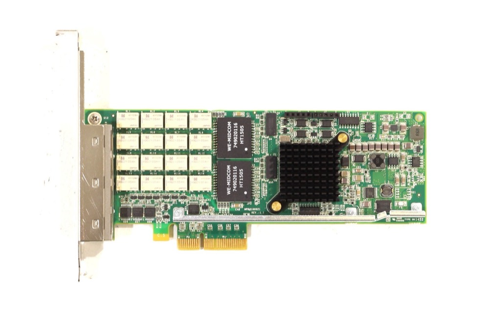 Плата Silicom Quad-Port Gigabit PCIe Copper Ethernet Bypass Card P/N: PE2G4BPI35LA-SD — фото 2