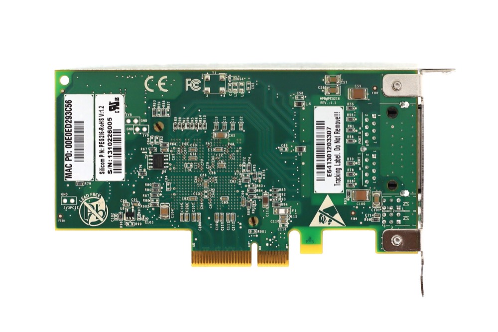 Сетевая карта Silicom PEG2I6 Dual-Port Gigabit PCIe Network Card P/N: PEG2I6-RoHS Tested — фото 2