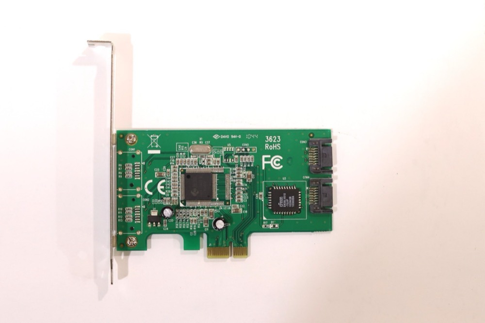 Плата StarTech PEXSATA22I Dual-Port 6Gb/s Internal PCIe SATA II Controller Card Tested — фото 2