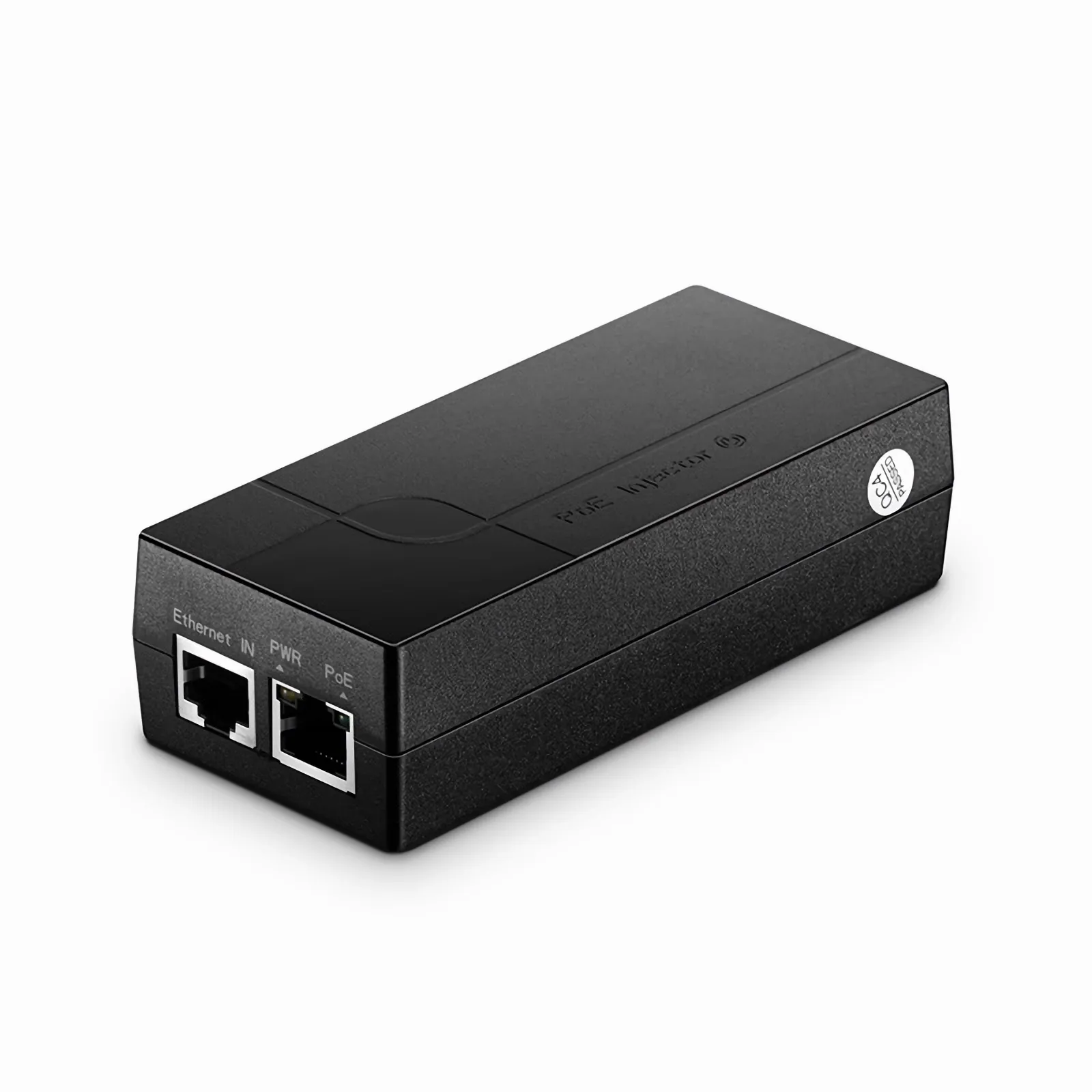 Однопортовый гигабитный PoE-инжектор 10/100/1000M, PoE-порт @ 18 Вт. Характеристики: входные порты RJ45 — 1x 10/100/10 — фото 1