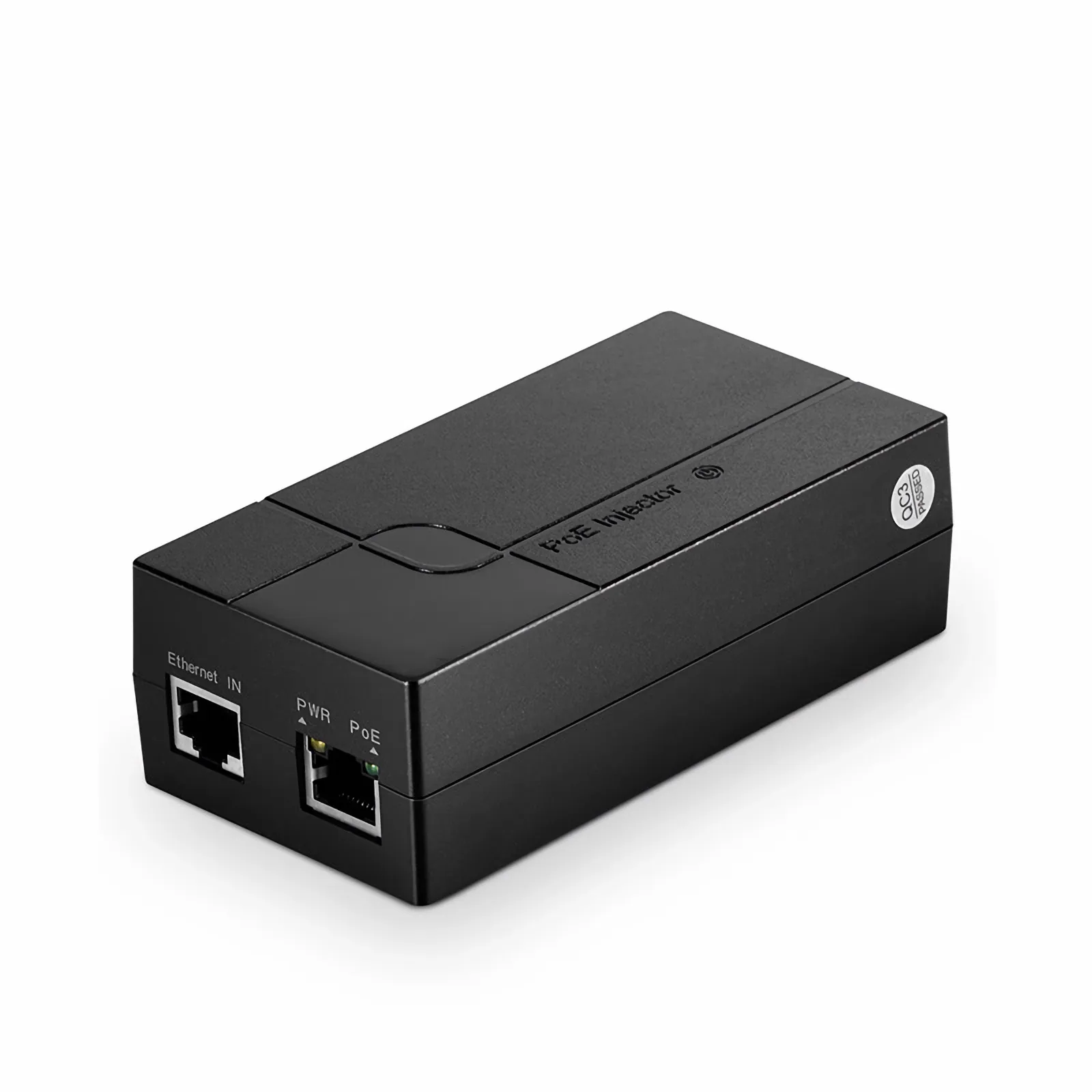 Однопортовый гигабитный PoE-инжектор 10/100/1000M, PoE-порт @ 35 Вт. Характеристики: входные порты RJ45 — 1x 10/100/10 — фото 1
