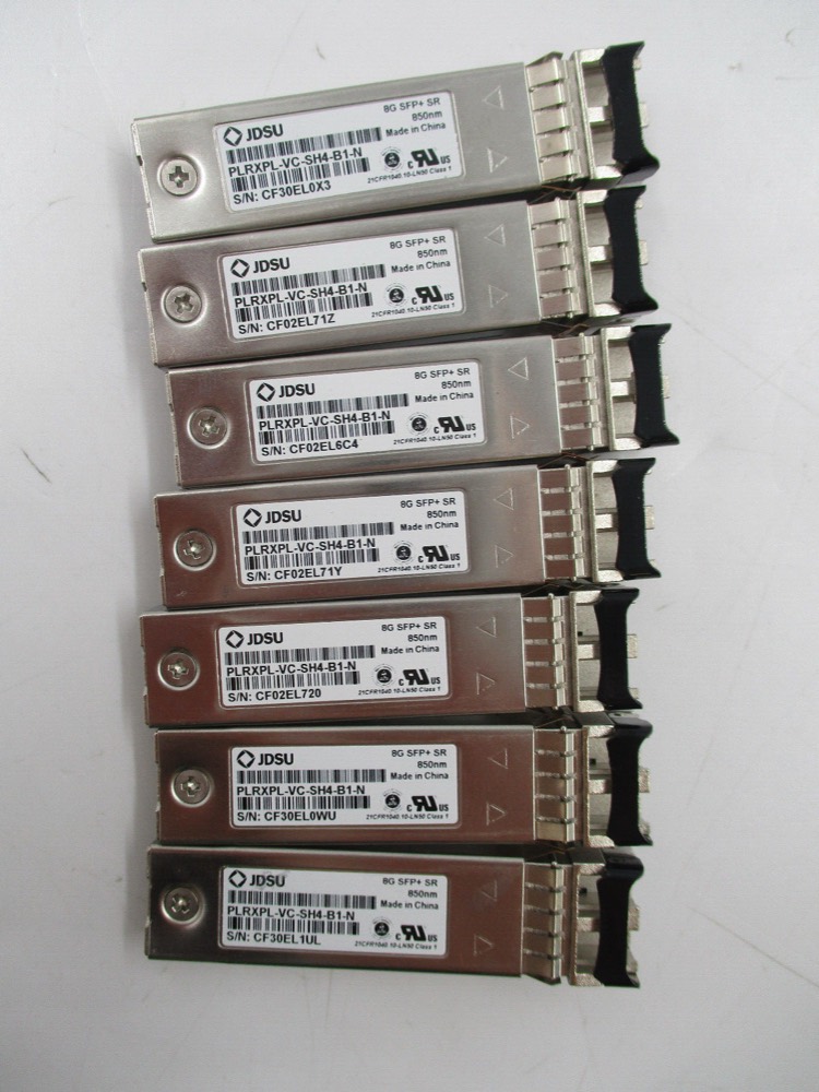 Трансивер Lot of 7 JDSU 8Gb SFP+ SR 850nm Transceiver Module P/N: PLRXPL-VC-SH4-B1-N — фото 1