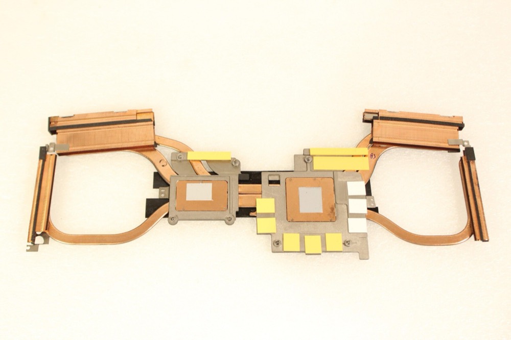 Радиатор PN55P Dell/Alienware m15 CPU / Graphics Cooling Heatsink Assembly GTX 1060 — фото 1
