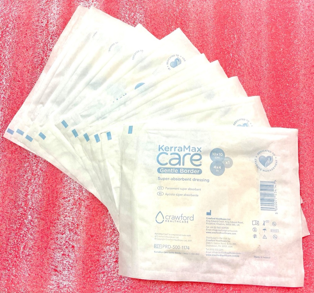 Компонент KerraMax PRD-500-1174 Gentle Border 4 X 4 Inch Nonwoven Square Sterile 10-pack — фото 1