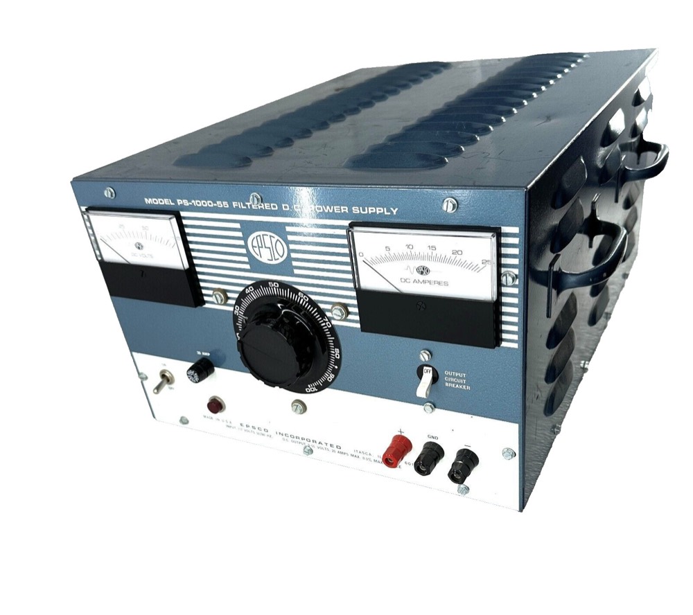 Блок питания EPSCO PS-1000-55 Heavy Duty Filtered DC Power Supply GREAT CONDITION — фото 1