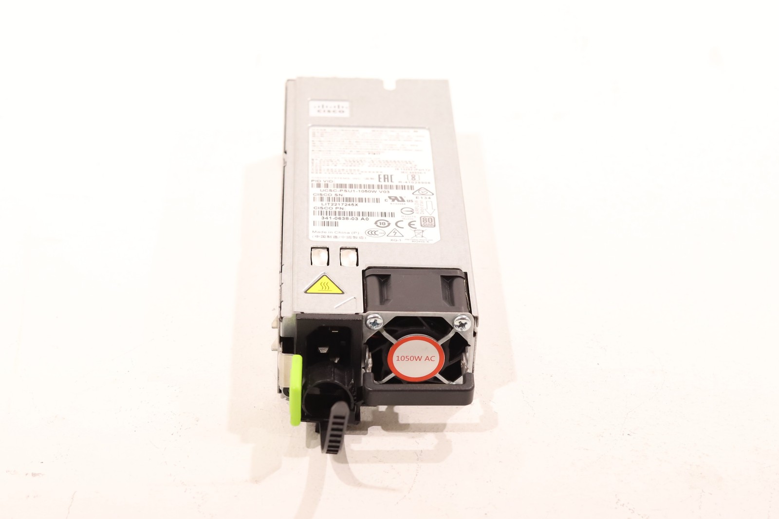 Блок питания Cisco UCS PS-2112-9S-LF 1050W 80-Plus Platinum Power Supply P/N: 341-0638-03 — фото 2