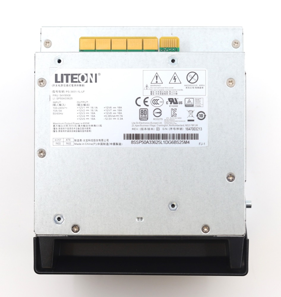 Блок питания Lenovo PS-3651-1L-LF 650W Power Supply For P710/700/500 FRU P/N: 54Y8908 Tested — фото 2