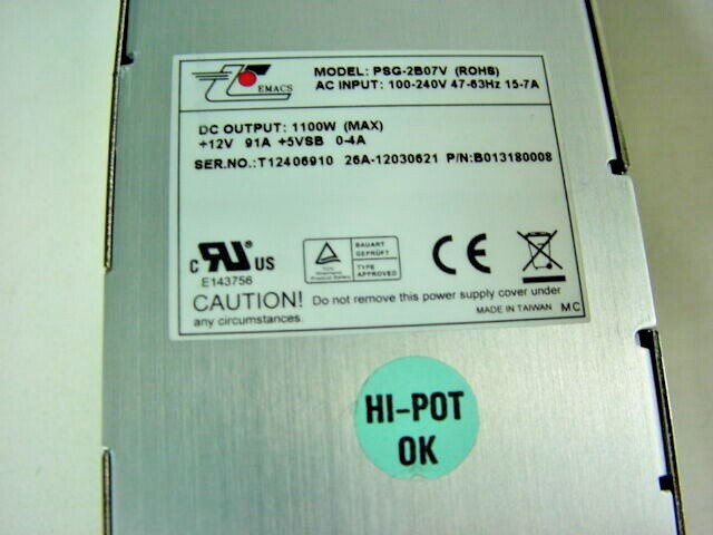 Блок питания EMACS PSG-2B07V B013180008 1100W PSU RoHS — фото 1