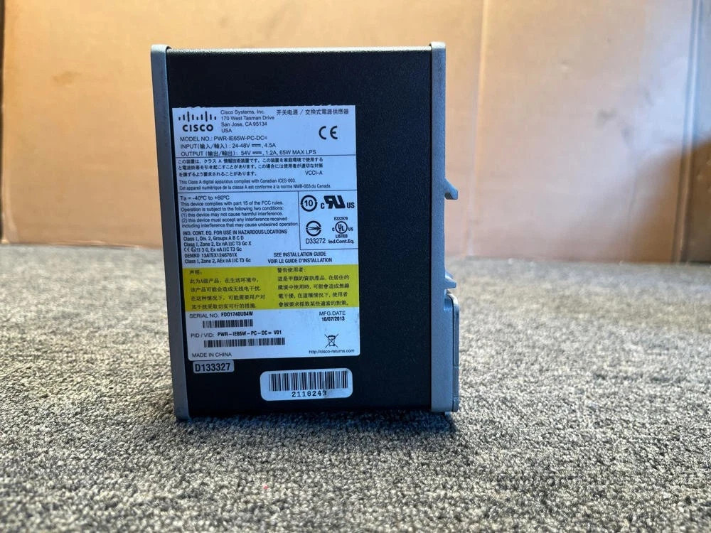 Блок питания Cisco PWR-IE165W-PC-DC — фото 2