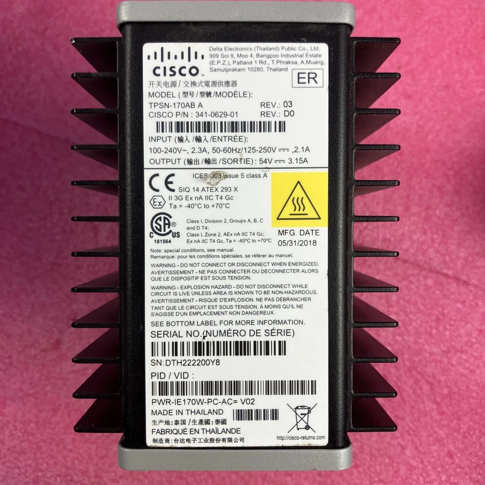 Блок питания Cisco PWR-IE170W-PC-AC — фото 1