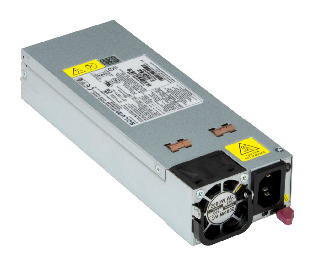 Блок питания Supermicro 1U 2000W Redundant Power Supply (PWS-2K08A-1R2) — фото 1