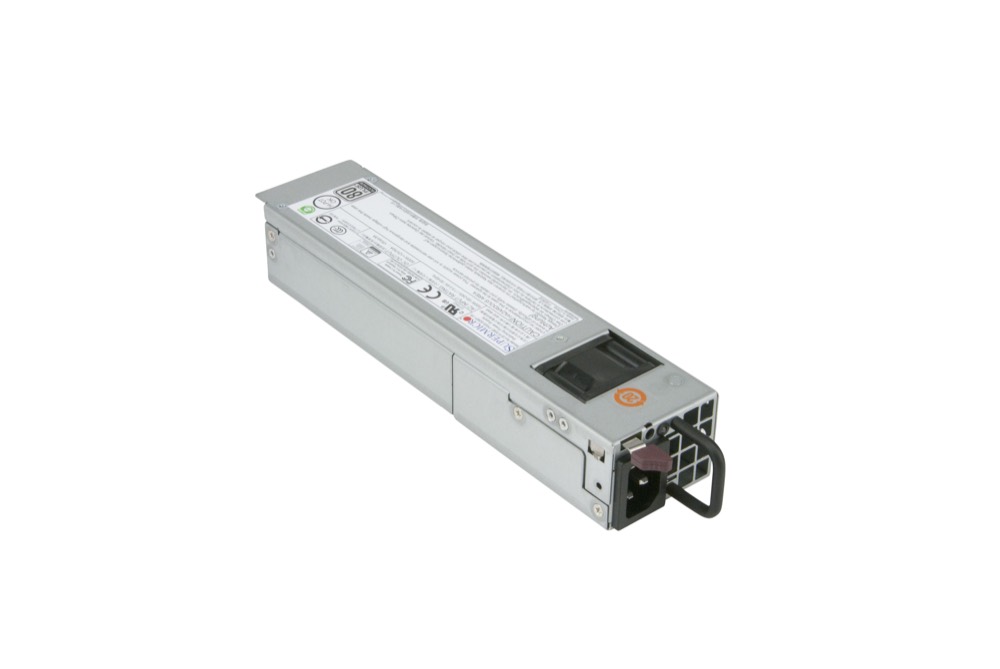 Блок питания Supermicro 600W 1U Redundant Power Supply (PWS-606P-1R) — фото 1