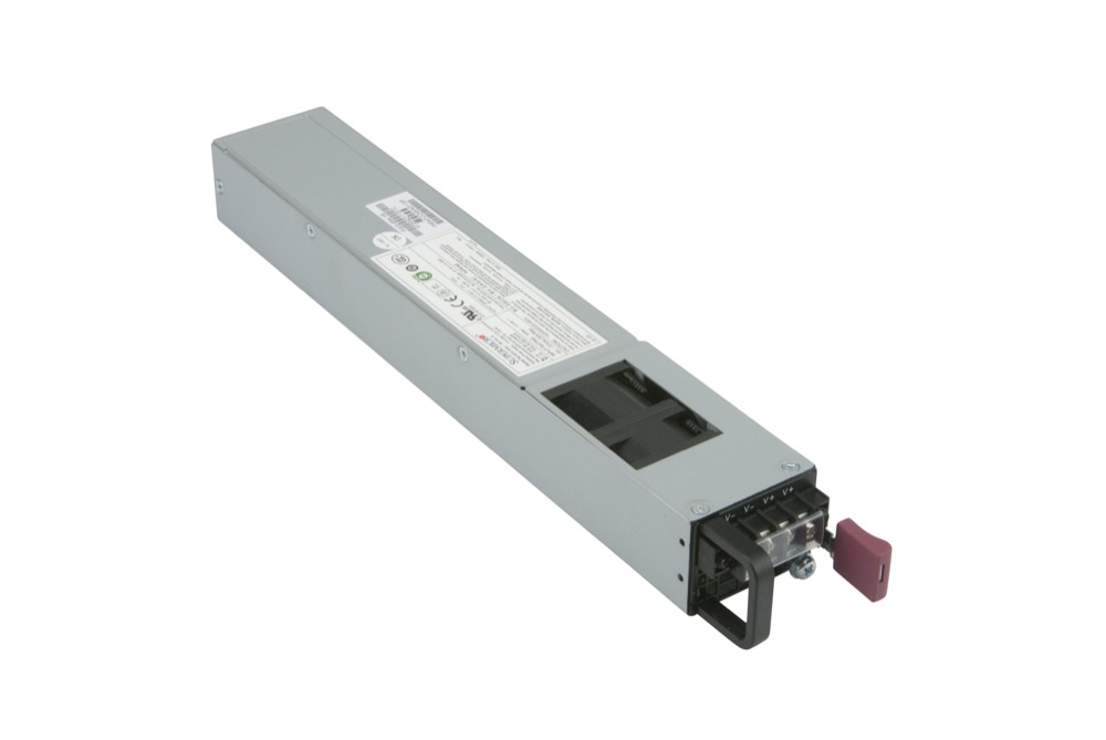 Блок питания Supermicro 650 Вт 1U, вход -48 В DC (PWS-654-1R) — фото 1