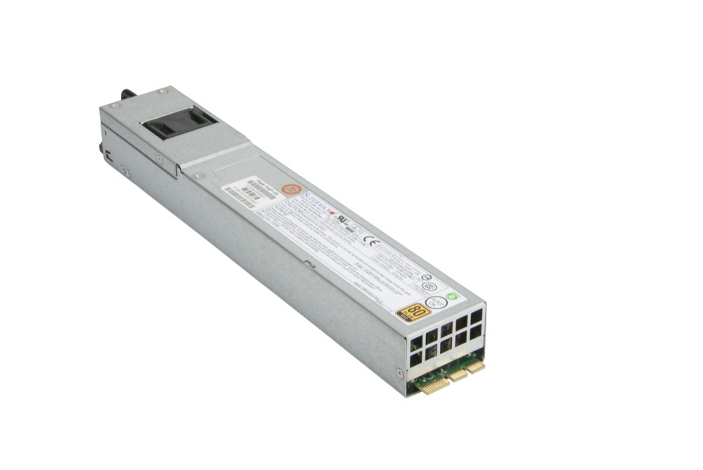Блок питания Supermicro 700/750 Вт 1U резервируемый (PWS-704P-1R) — фото 1