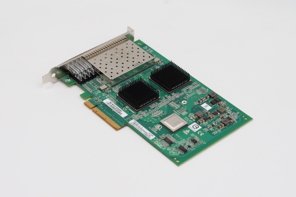 Трансивер QLogic Quad-Port 8Gb SFP+ PCIe x8 Fiber Channel HBA P/N: PX4810402-01 Tested — фото 1