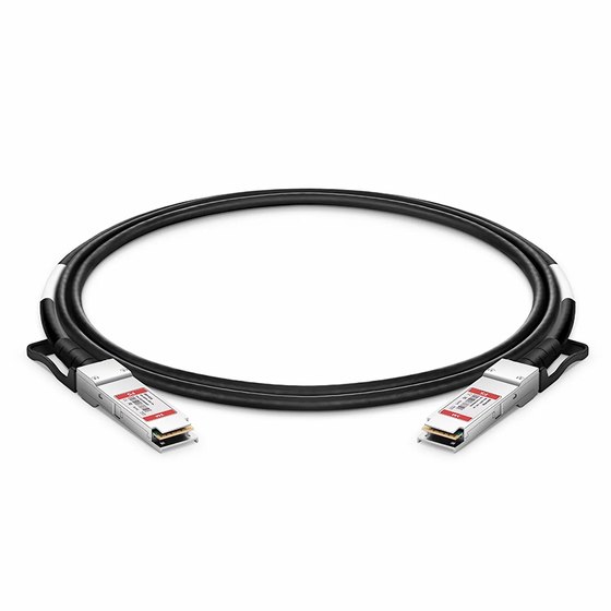 Кабель FS Q-4S28PC02 Transceiver 2m (7ft) 100G QSFP28 to SFP28 Breakout DAC Cable — фото 1
