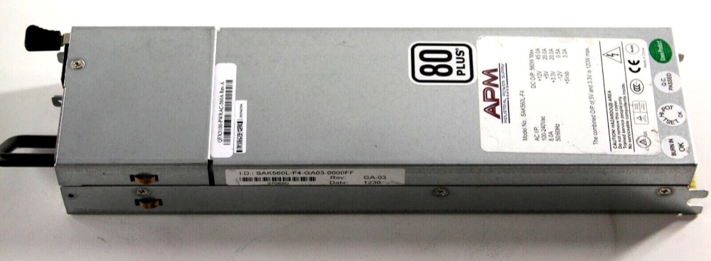 Блок питания QFX3100-PWRAC-560A CMUPAA3BAA SAK560L-F4 560W QFX3100 Power Supply — фото 1
