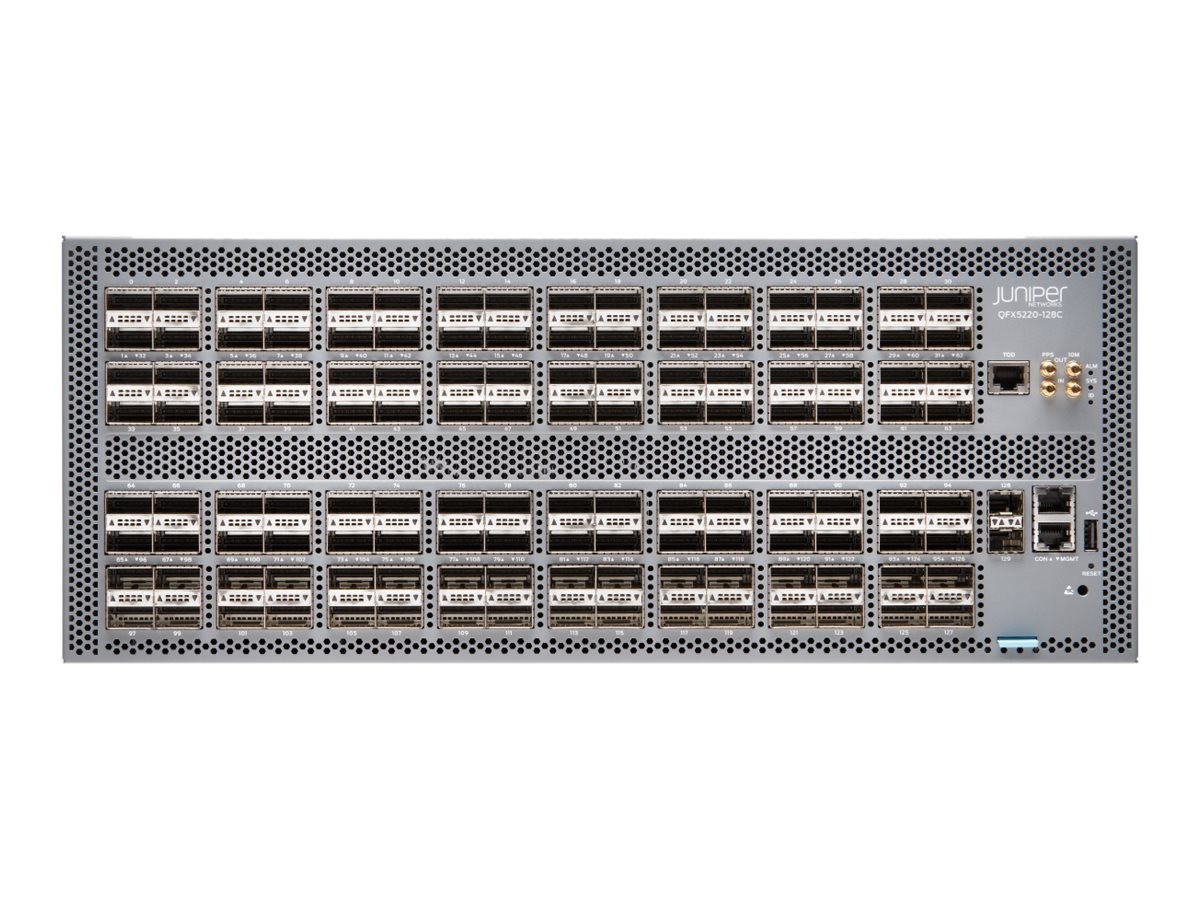 Коммутатор Juniper QFX5220-128C-AFO (128×100GbE, обдув AFO) — фото 2