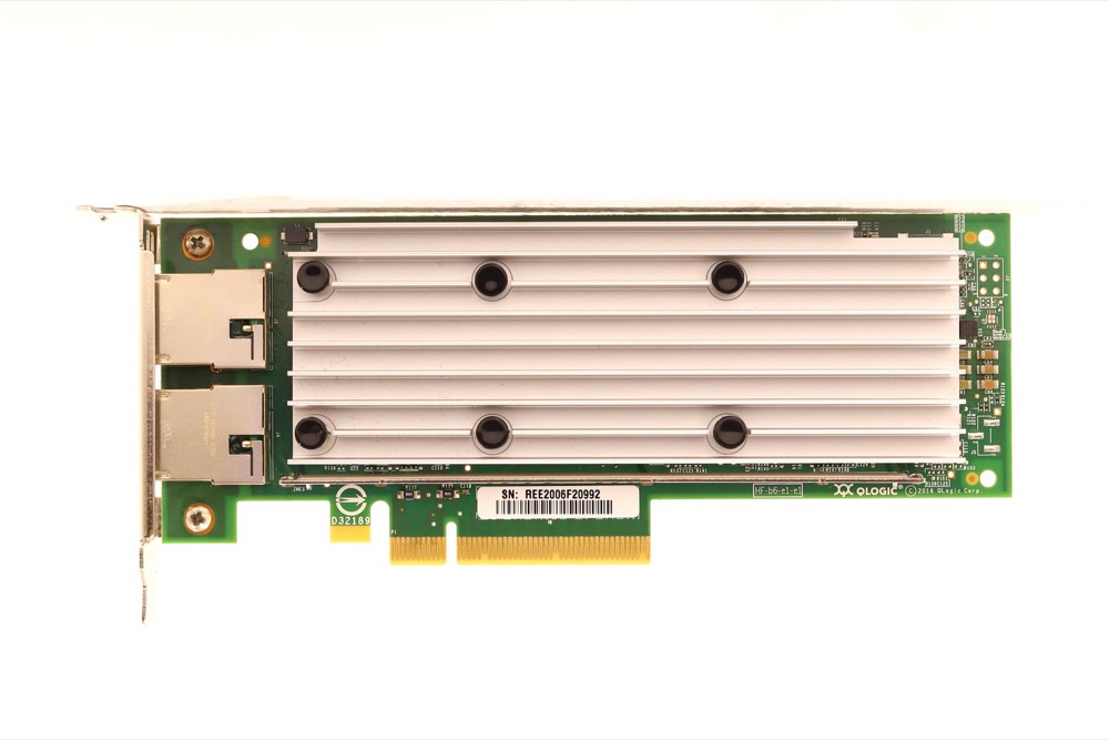 Линейная плата Dell QL41162 Dual-Port 10GbE PCIe x8 Network Interface Card Dell P/N: 02J3X7 — фото 3