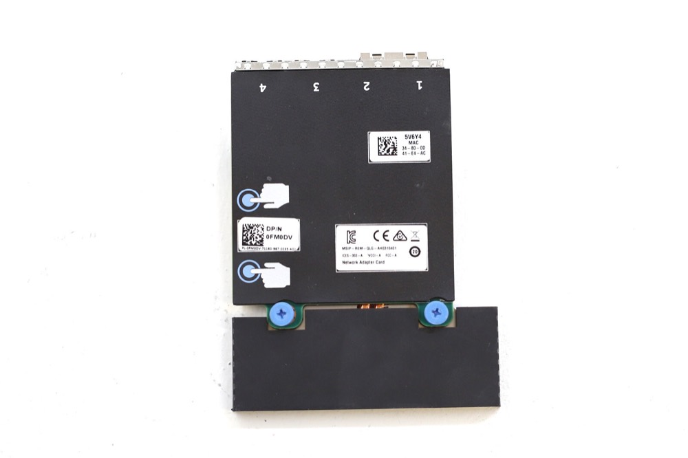 Трансивер Dell QL41164HMCU-DE Dual-Port 10GbE SFP PCIe Daughter Card Dell P/N: 0FM0DV — фото 2