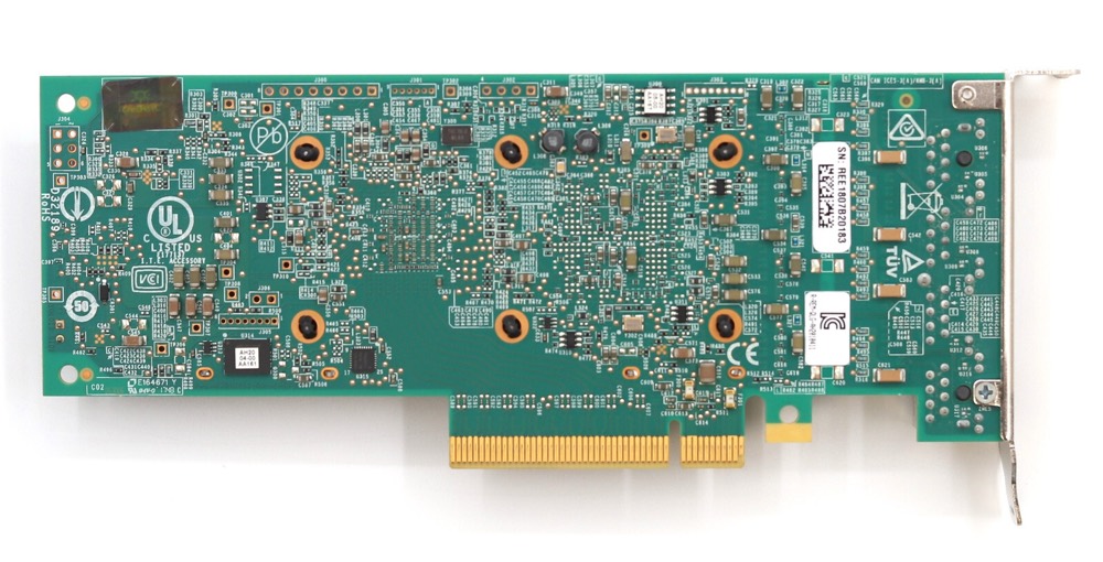 Плата DELL Qlogic QL4116HLRJ Quad Port 10Gbps RJ45 PCIe Card P/N: 0JKT42 Tested — фото 3